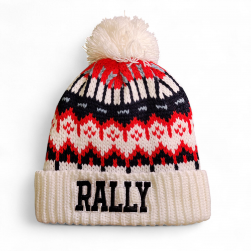 BÉLELT RALLY sapka, klasszik fehér